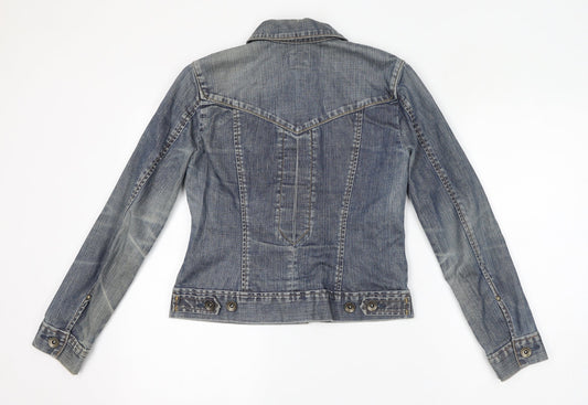 Gap Womens Blue Jacket Size XS Button