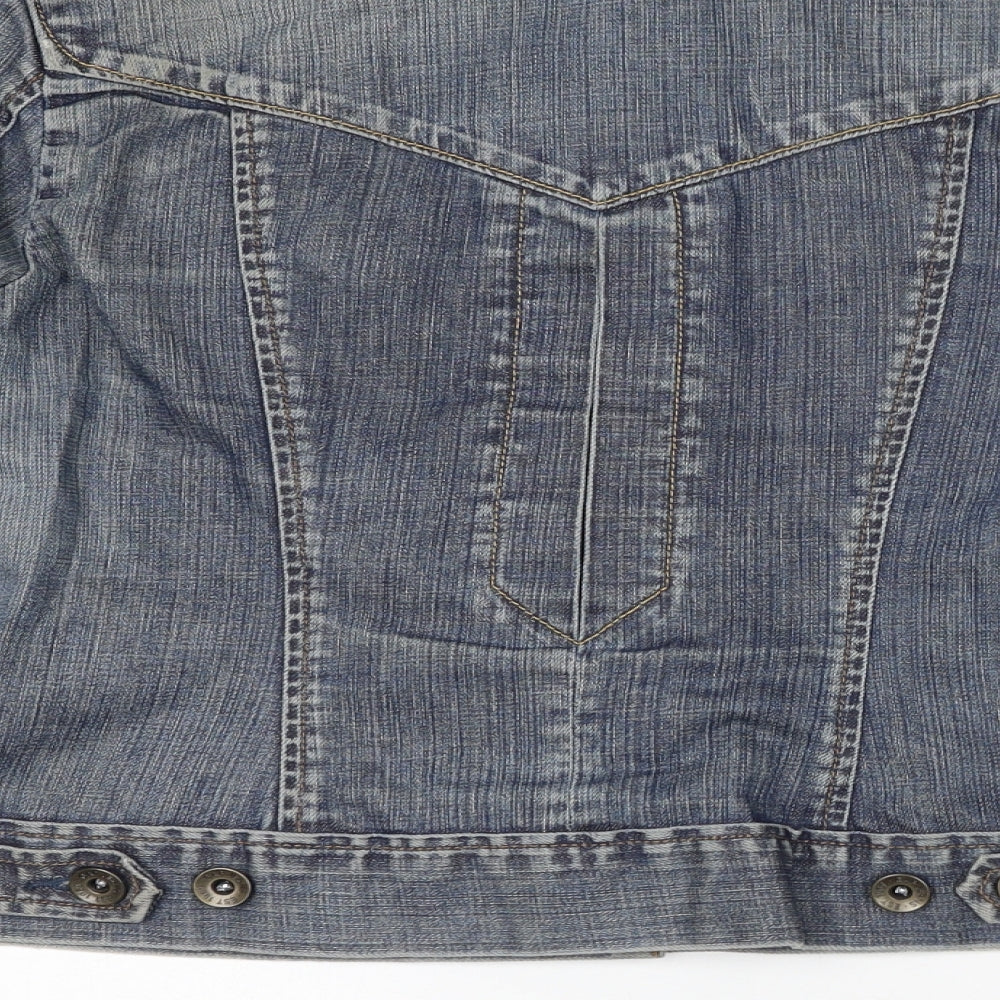 Gap Womens Blue Jacket Size XS Button