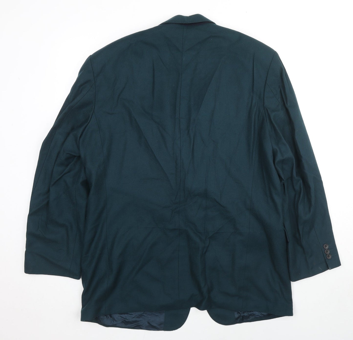 St Michael Mens Blue Wool Jacket Suit Jacket Size 44 Regular