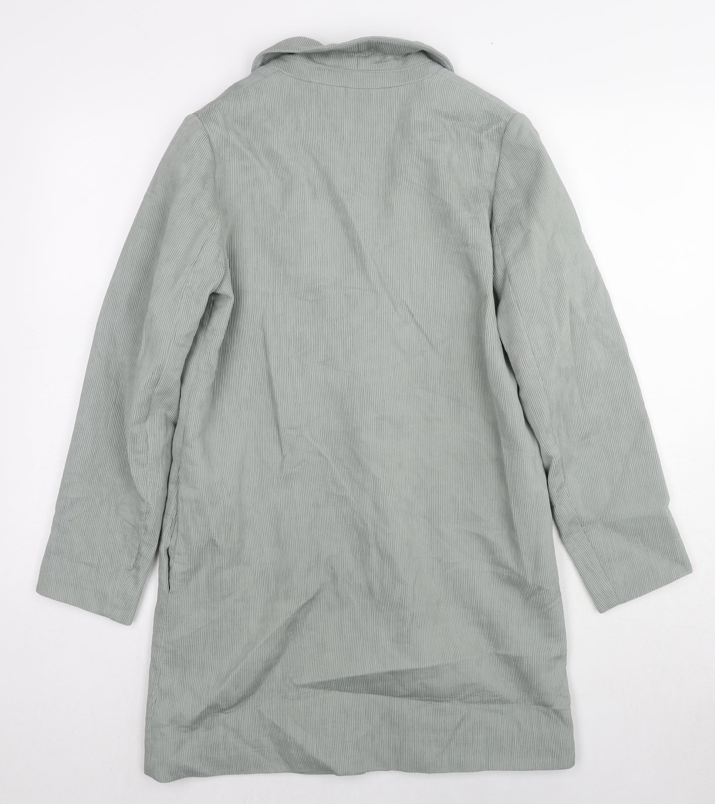 ASOS Womens Grey Gilet Blazer Size 4 Button