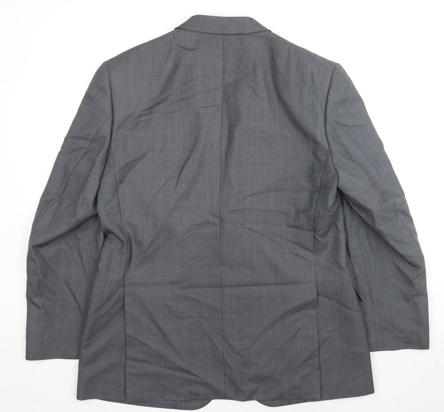 Marks and Spencer Mens Grey Wool Jacket Suit Jacket Size 42 Regular