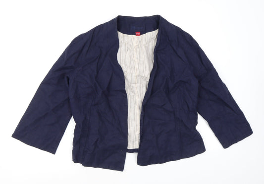 Monsoon Womens Blue Jacket Size 14