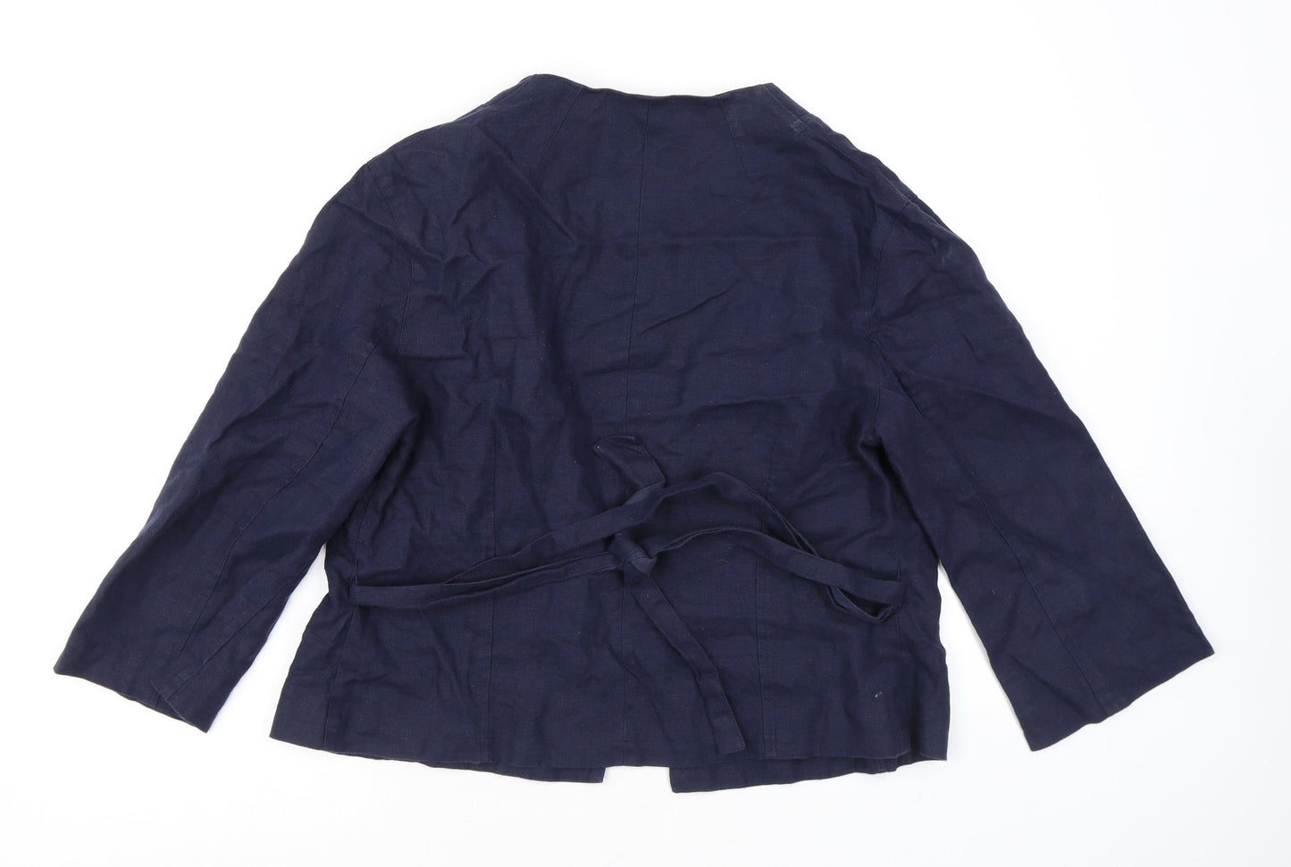 Monsoon Womens Blue Jacket Size 14