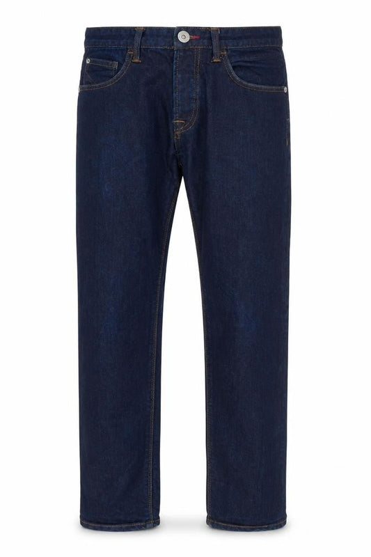 Crosshatch Mens Blue Cotton Straight Jeans Size 30 in L27 in Regular Zip