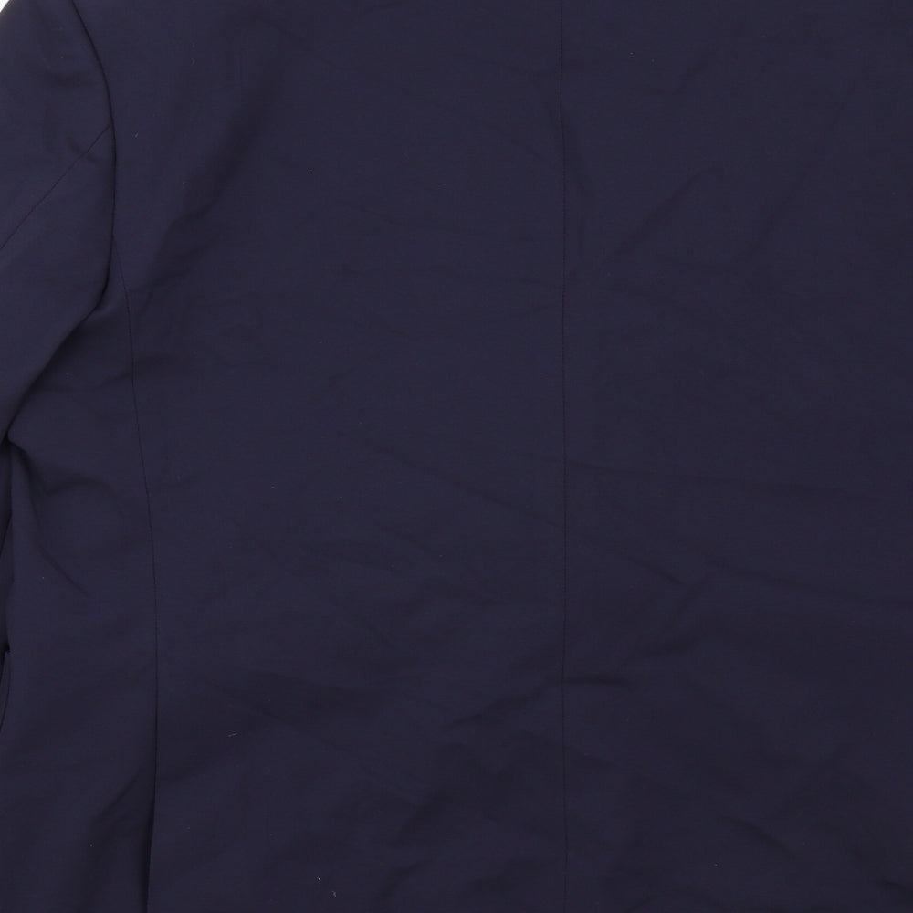 Marks and Spencer Mens Blue Wool Jacket Suit Jacket Size 42 Regular