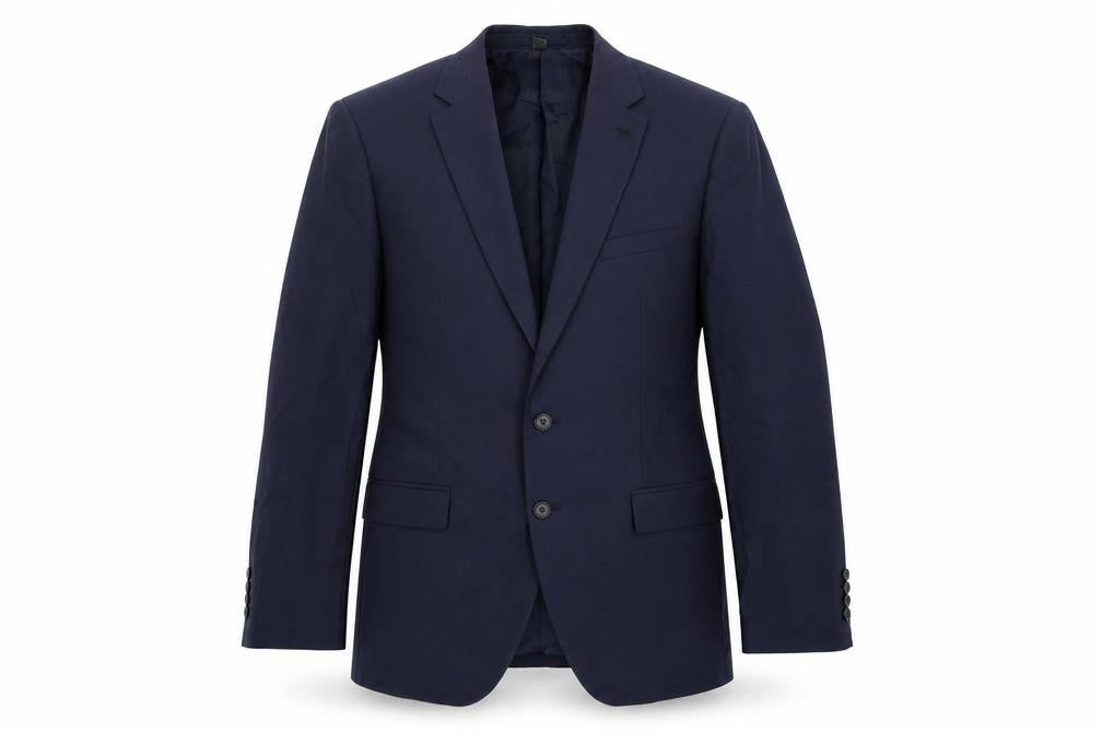 Marks and Spencer Mens Blue Polyester Jacket Suit Jacket Size 44 Regular