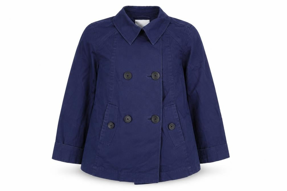 John Lewis Womens Blue Jacket Size 12 Button