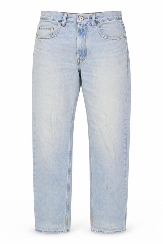 Gap Mens Blue Cotton Straight Jeans Size 30 in L31 in Regular Zip