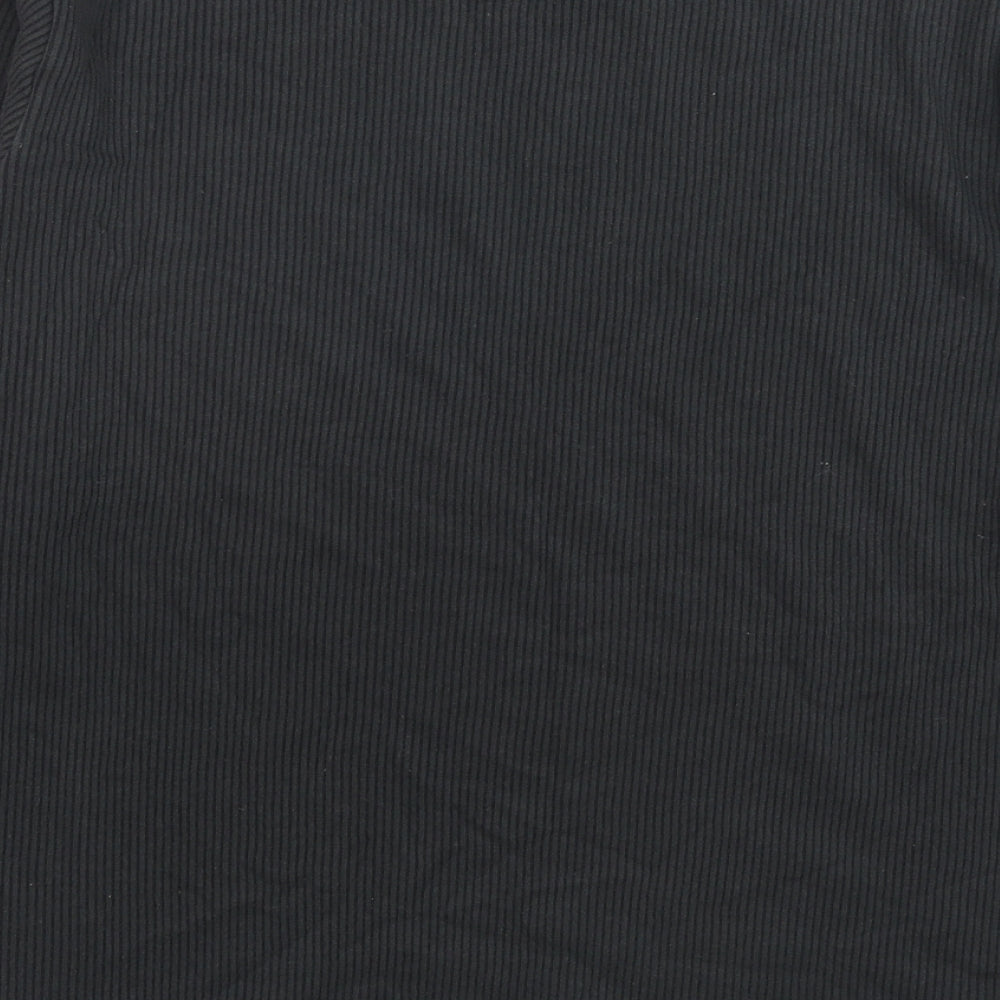 Marks and Spencer Womens Black Cotton Pullover Sweatshirt Size S Pullover