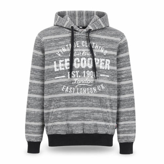 Mens UK XS Regular Lee Cooper Grey Pullover Hoodie