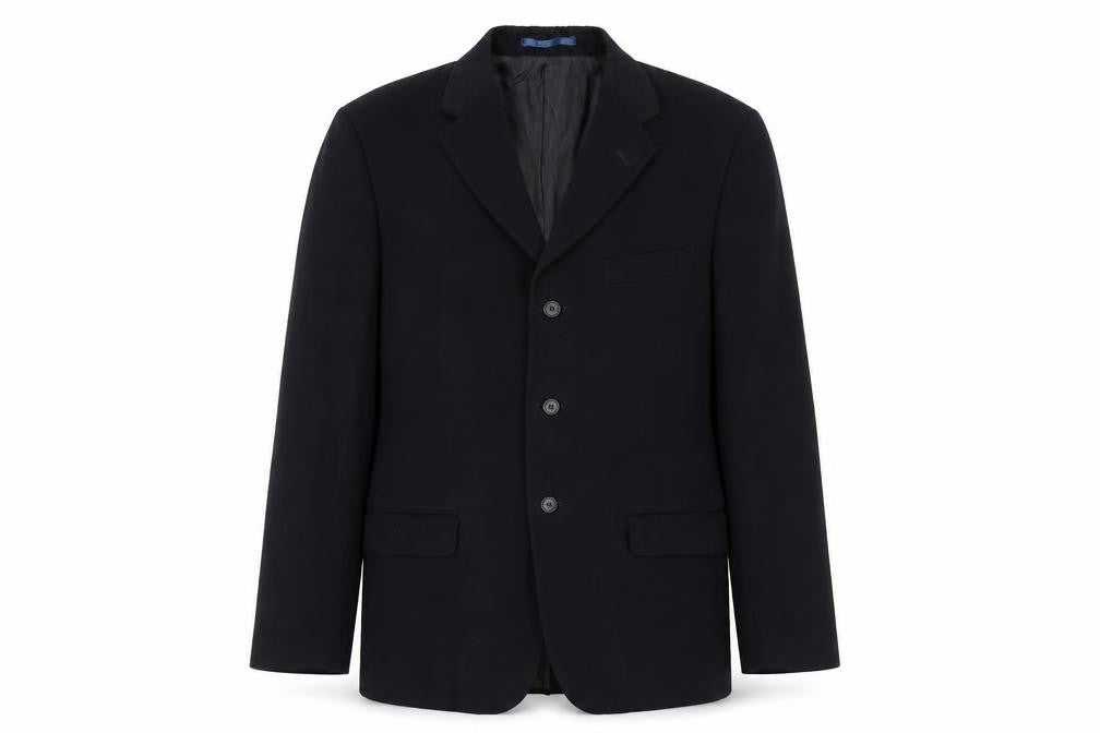 Marks and Spencer Mens Blue Cotton Jacket Suit Jacket Size 40 Regular