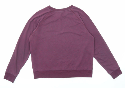Divided by H&M Womens Purple Polyester Pullover Sweatshirt Size M Pullover