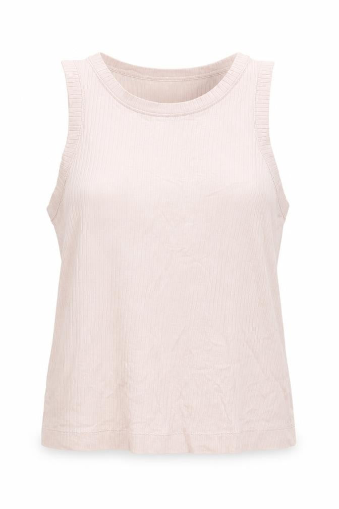 Marks and Spencer Womens Pink Cotton Camisole Tank Size S Round Neck