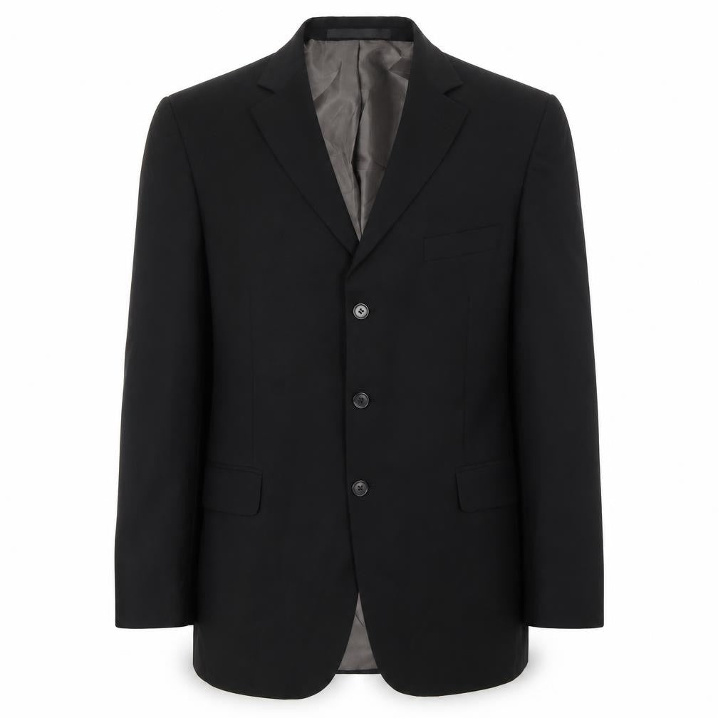 Marks and Spencer Mens Black Polyester Jacket Suit Jacket Size M Regular