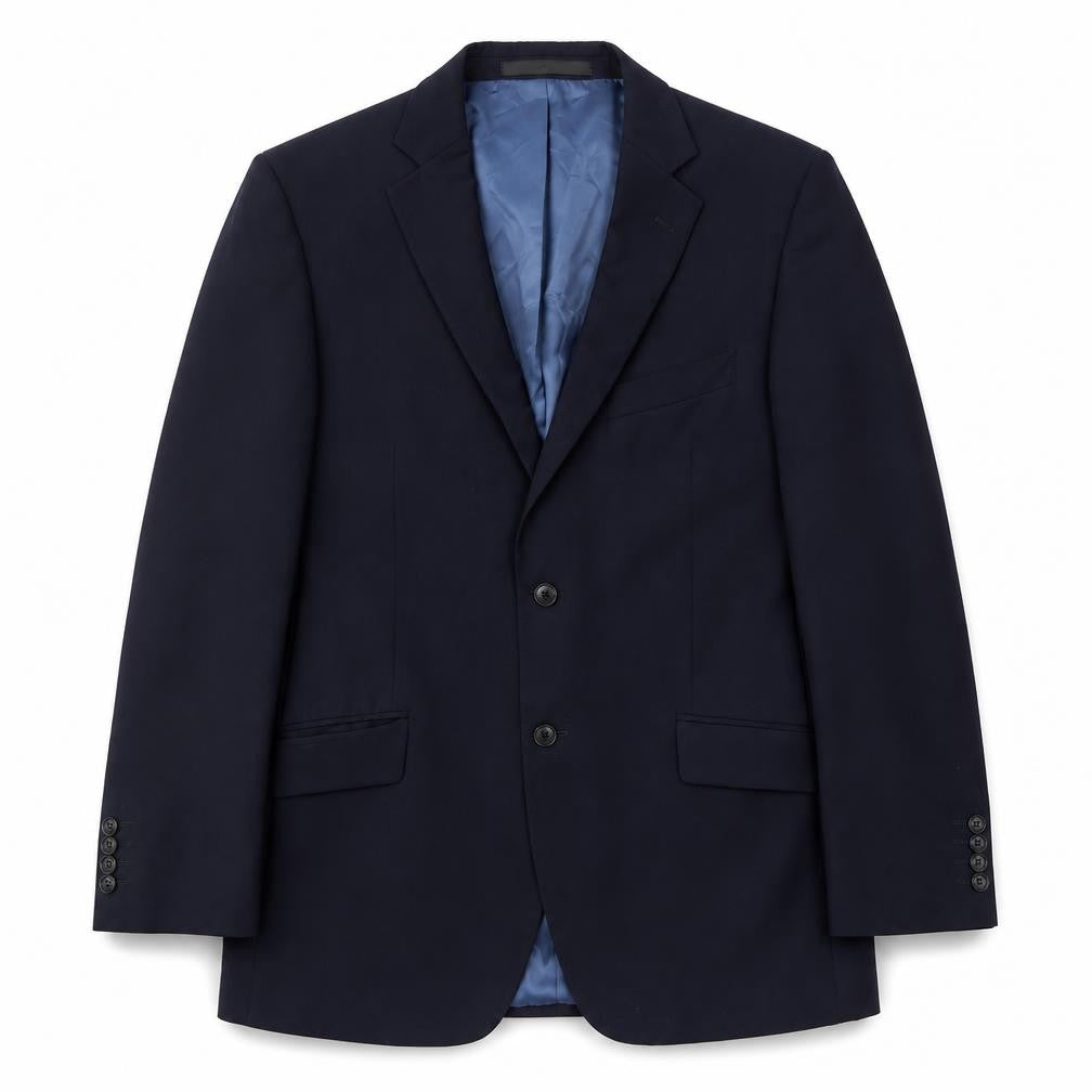 Marks and Spencer Mens Blue Wool Jacket Suit Jacket Size M Regular