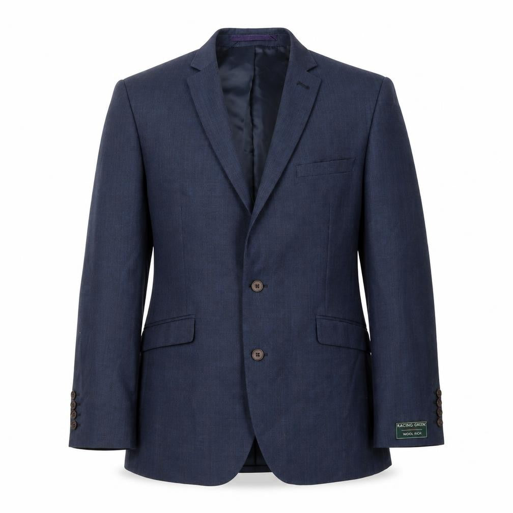 Mens 40 Chest Regular Racing Green Blue Two-Button