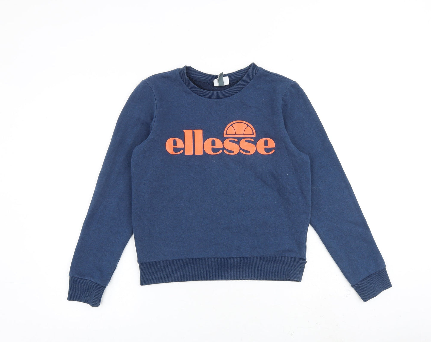 ellesse Boys Blue Cotton Pullover Sweatshirt Size L Pullover