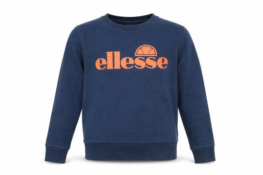 ellesse Boys Blue Cotton Pullover Sweatshirt Size L Pullover