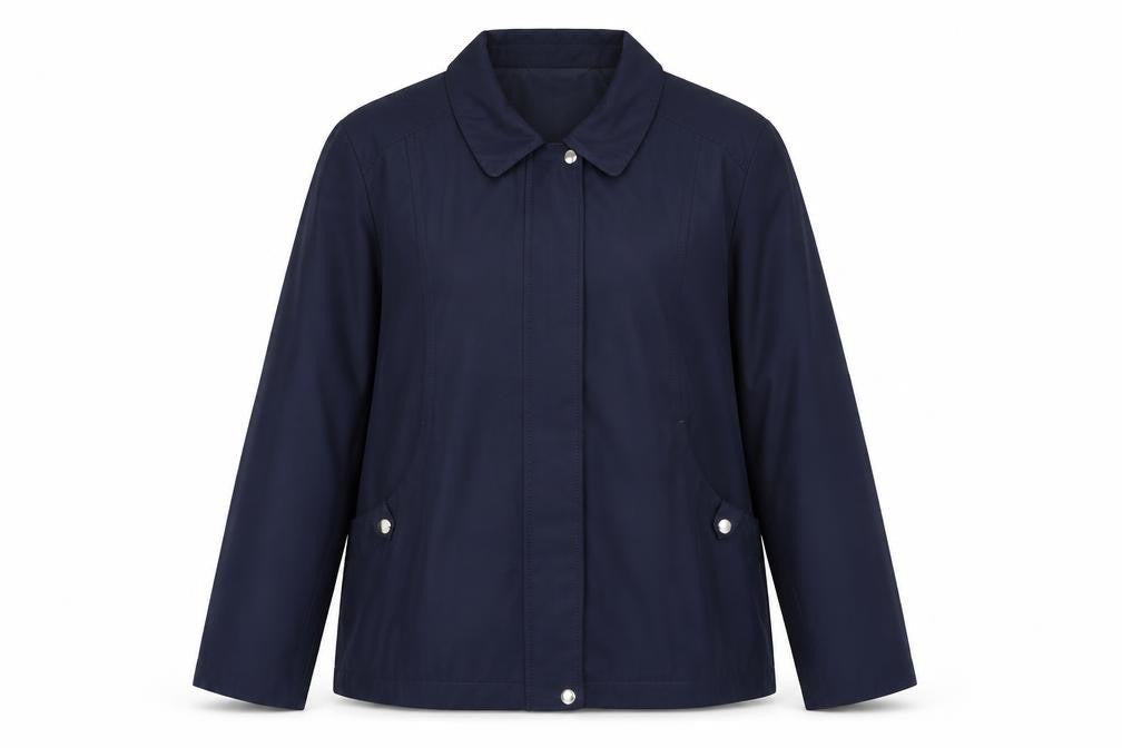 Classics Womens Blue Jacket Size L Zip