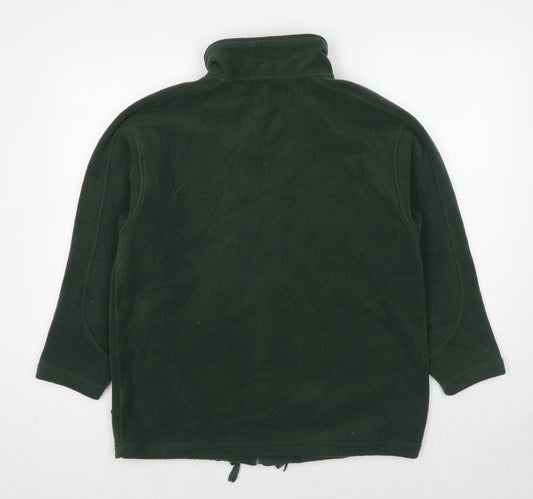 Fabrizio Womens Green Jacket Size S Zip - Size S/M