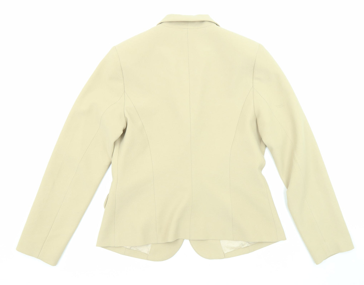 Brasil Em Gotas Womens Beige Jacket Blazer Size M Button