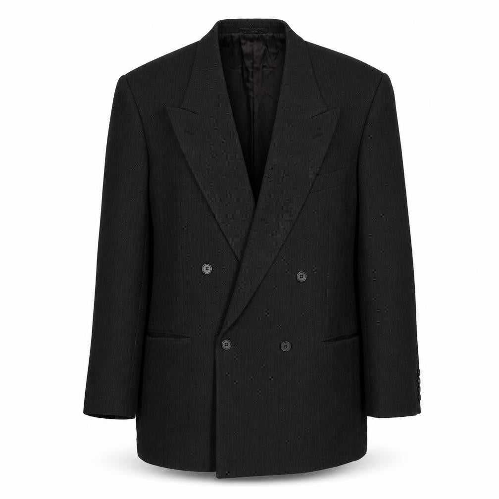 Marks and Spencer Mens Black Wool Jacket Suit Jacket Size 42 Regular