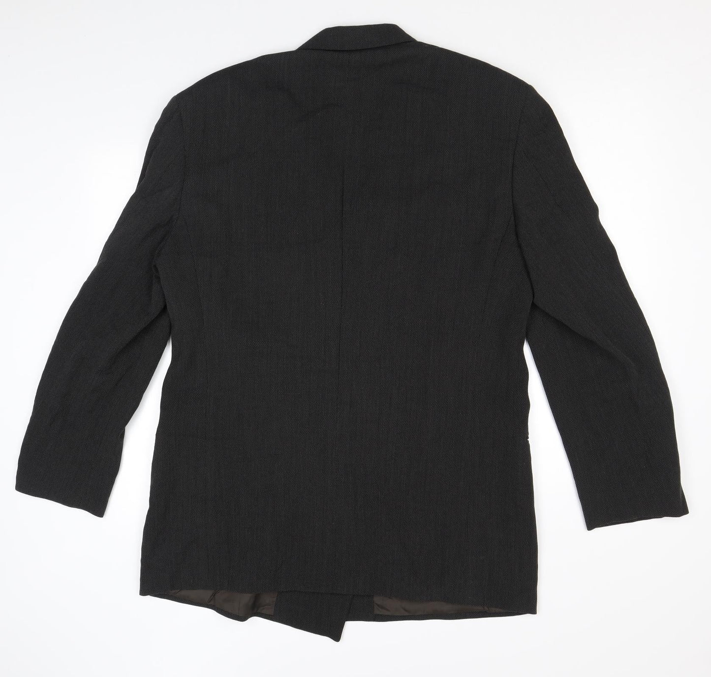 Marks and Spencer Mens Black Wool Jacket Suit Jacket Size 42 Regular