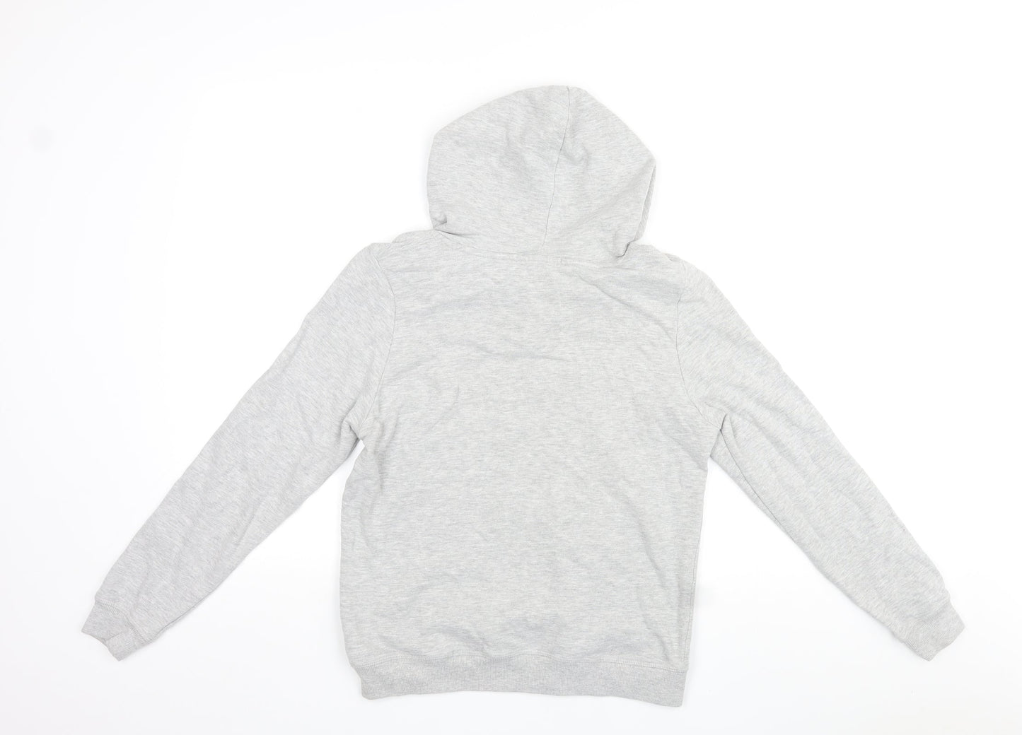 Avenue Womens Grey Cotton Pullover Hoodie Size 8 Pullover