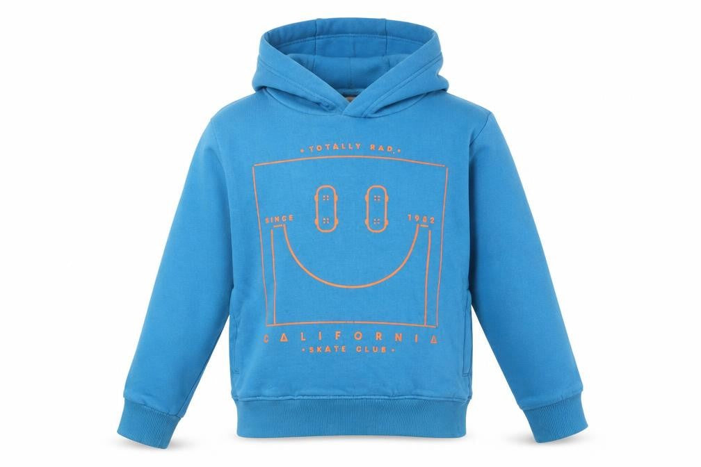 NEXT Boys Blue Cotton Pullover Hoodie Size 7 Years Pullover - Totally Rad Skate