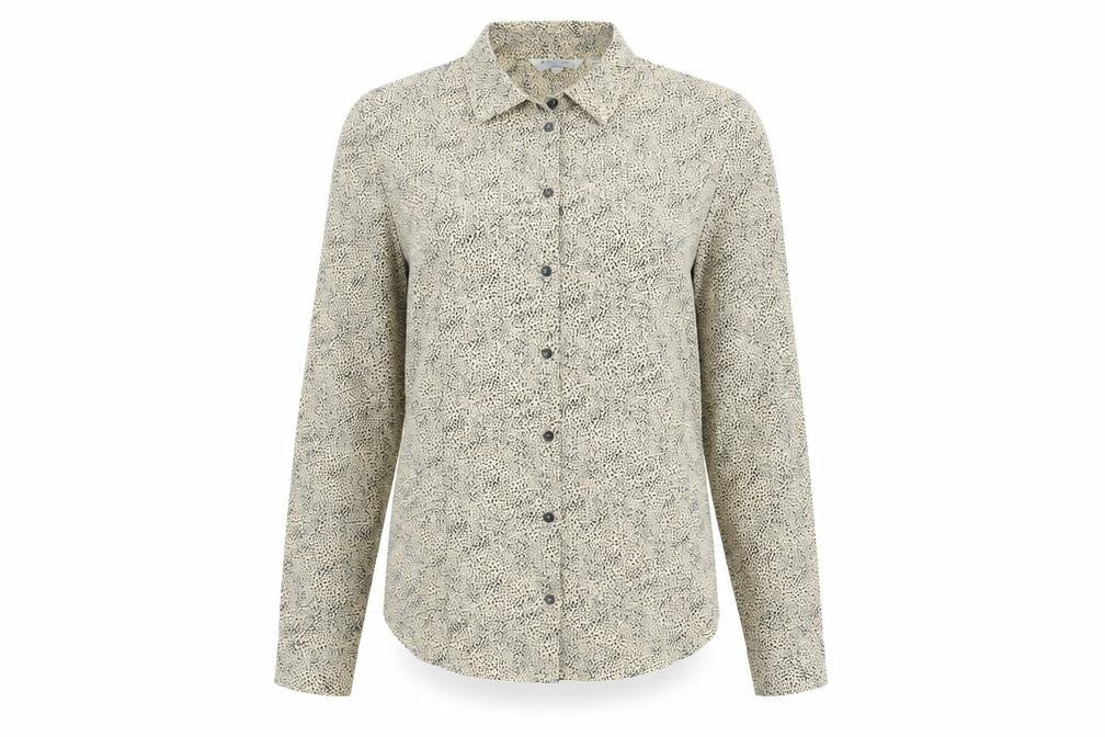 Womens UK Size S Brave Soul Beige Polyester Button-Up