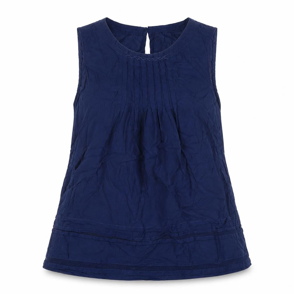 Womens UK Size XS Gap Blue Cotton Blouse