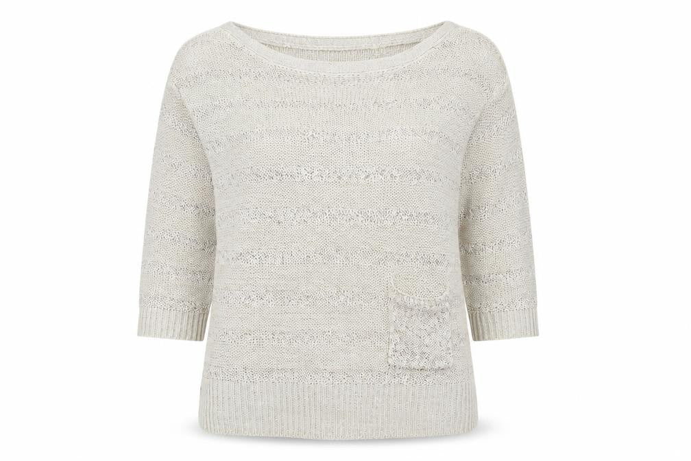 Wallis Womens Beige Boat Neck Acrylic Pullover Jumper Size M