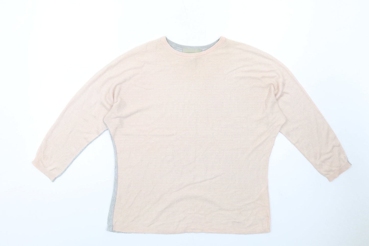 In Wear Womens Pink Crew Neck Viscose Pullover Jumper Size S