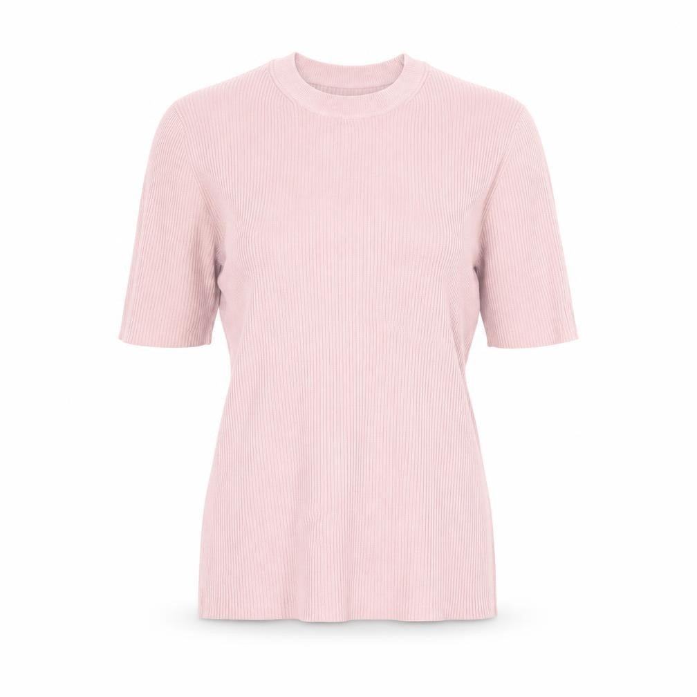 Marks and Spencer Womens Pink Round Neck Viscose Pullover Jumper Size M
