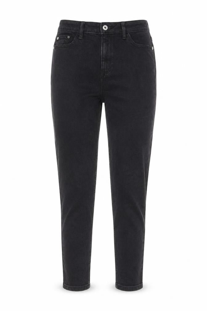 F&F Womens Black Cotton Skinny Jeans Size 6 L26 in Regular Zip