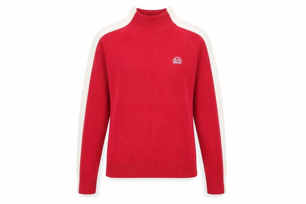 Womens UK 12 Regular ellesse Pink Pullover Tight-Knit