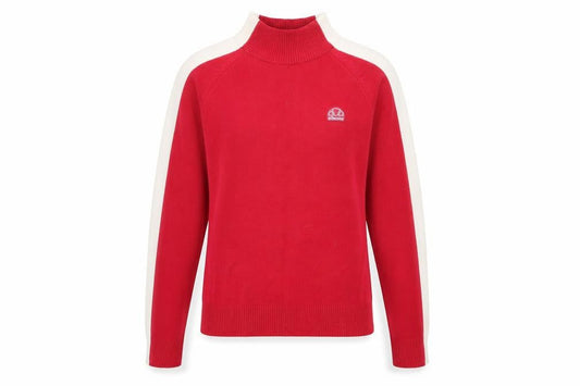 Womens UK 12 Regular ellesse Pink Pullover Tight-Knit