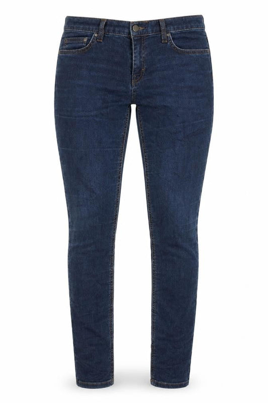 Gap Womens Blue Cotton Skinny Jeans Size 28 in L30 in Regular Zip