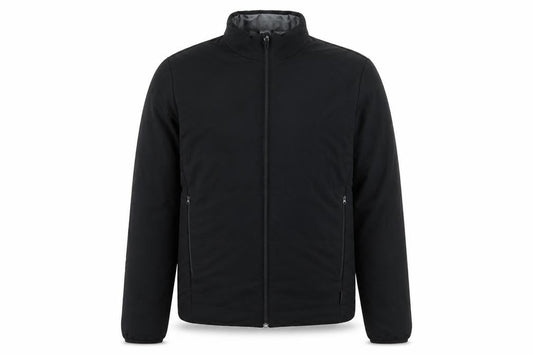 Quechua Mens Black Puffer Jacket Coat Size M Zip