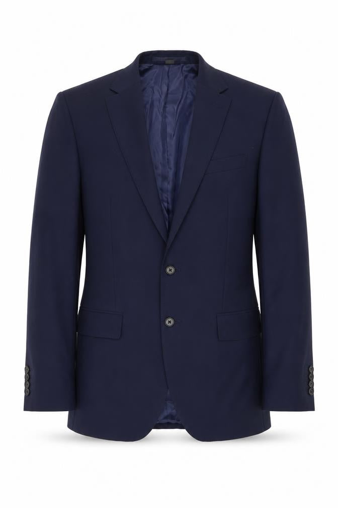 Marks and Spencer Mens Blue Wool Jacket Suit Jacket Size 38 Regular