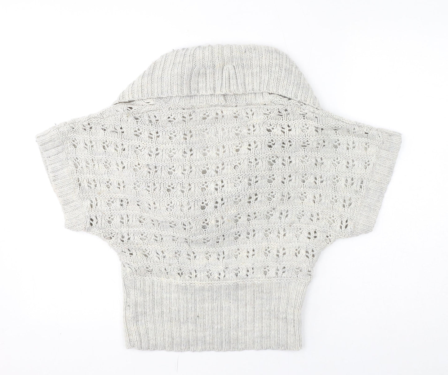 New Look Womens Ivory Roll Neck Acrylic Pullover Jumper Size 10
