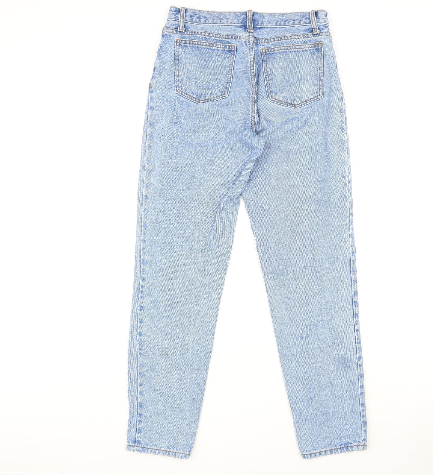 J.Galt Womens Blue Cotton Straight Jeans Size M L30 in Regular Zip