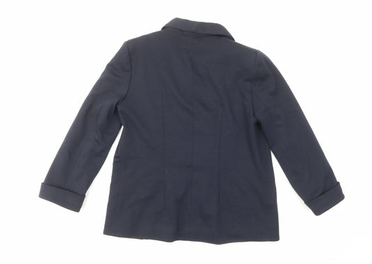 Miss Selfridge Womens Blue Jacket Size 10