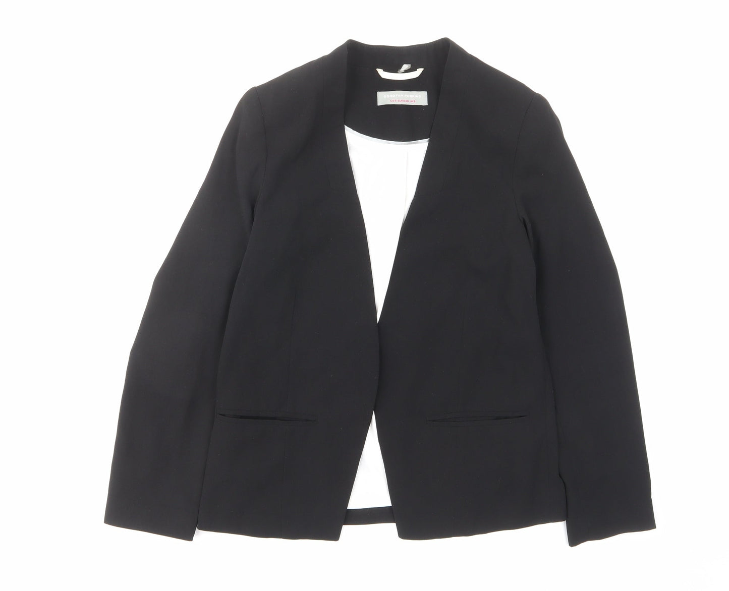 Dorothy Perkins Womens Black Jacket Blazer Size 8