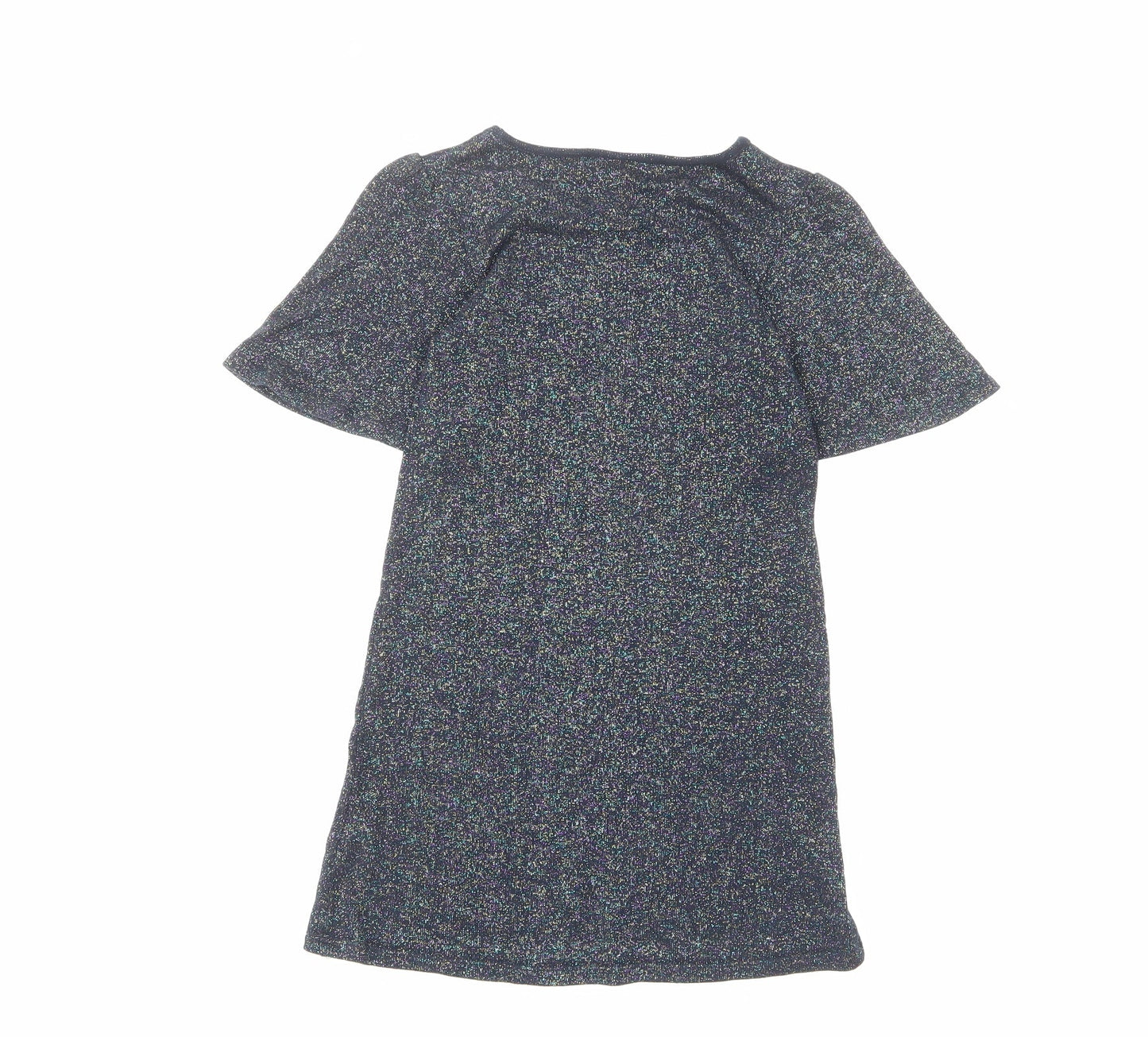 NEXT Girls Multicoloured Vinyl A-Line Size 7 Years Crew Neck Pullover