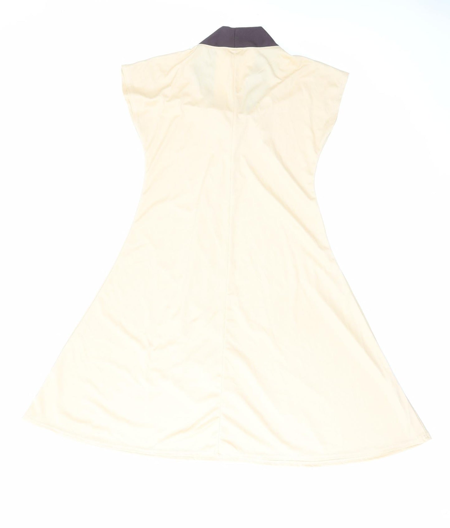 Funidelia Womens Ivory Polyester A-Line Size M V-Neck Pullover