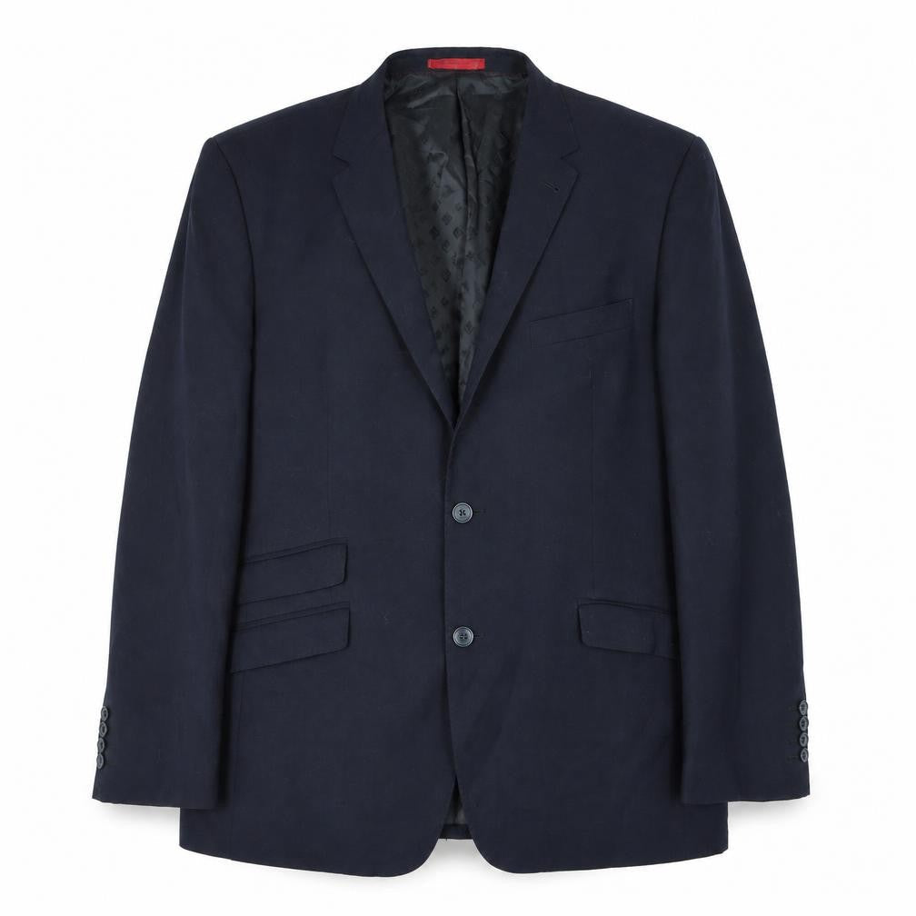 Skopes Mens Blue Wool Jacket Suit Jacket Size 44 Regular - Inside pockets