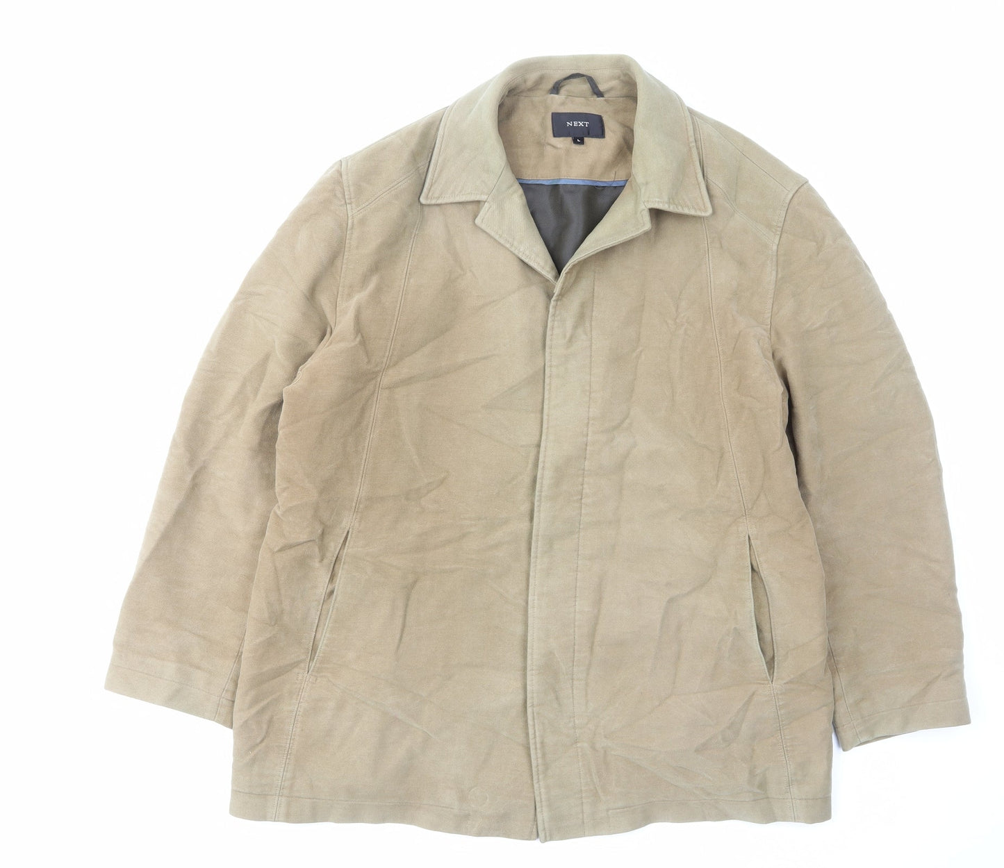 NEXT Mens Brown Jacket Size L Button