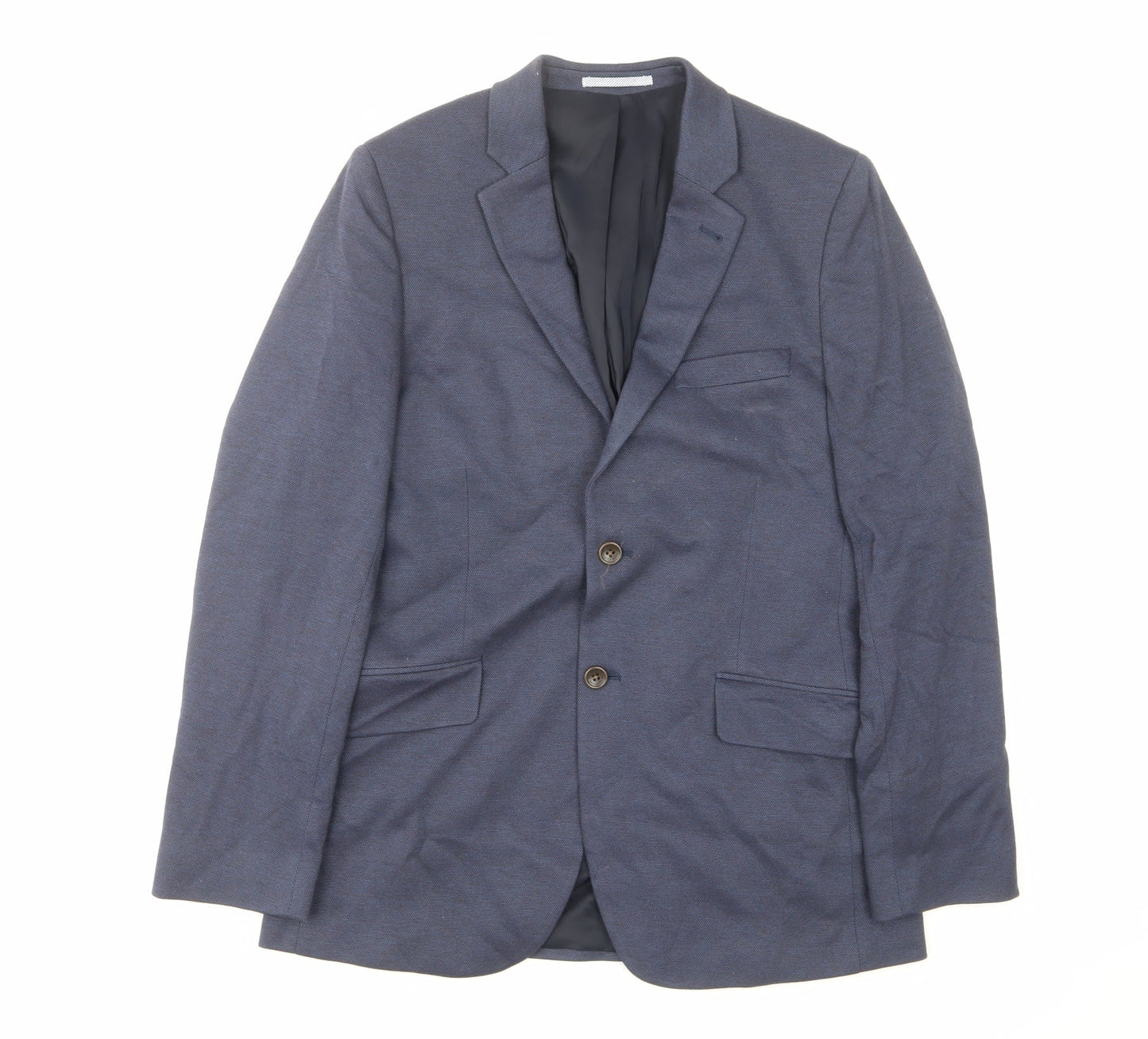 Crew Clothing Mens Blue Camel Jacket Suit Jacket Size 40 Regular - Pockets