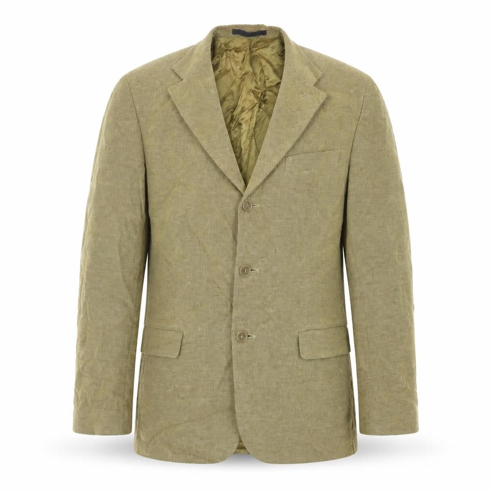 Marks and Spencer Mens Brown Cotton Jacket Suit Jacket Size 40 Regular - Inside pockets